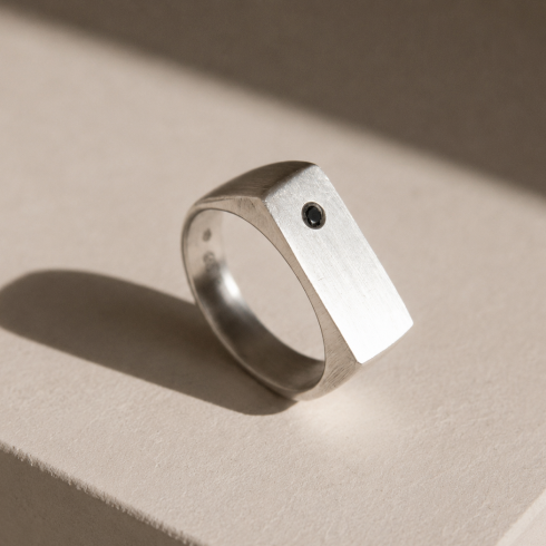 Aster Signet Ring